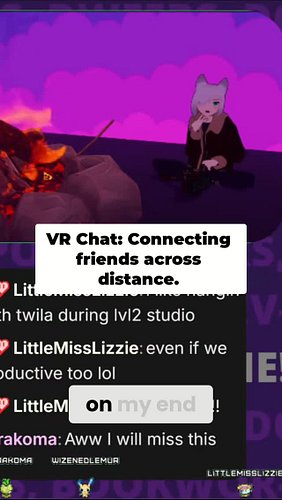 Spontaneous VR adventures! My friend, often away for work, and I found an amazing 3D puzzle world in VRChat. So glad we could...