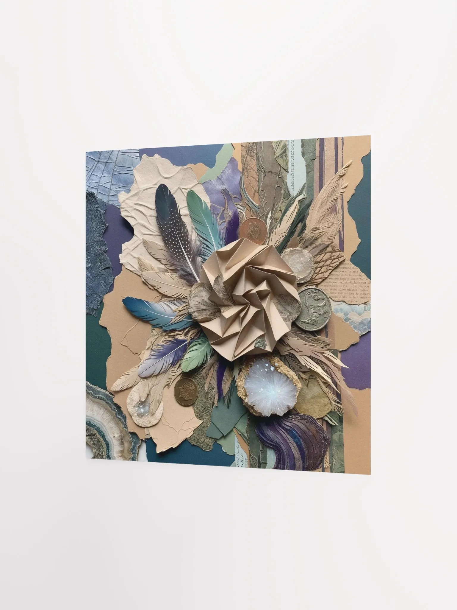 Dreams Folded in Paper Poster #5 – For the Ones Who Gather Their Lives Like Fragments product image (9)