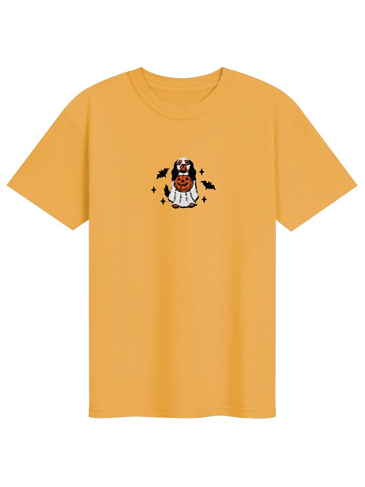 Halloween Cavalier King Charles Spaniel(Black & Tan) Embroidered T-Shirt product image (33)