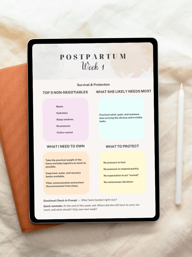 Postpartum Support Planner product image (1)
