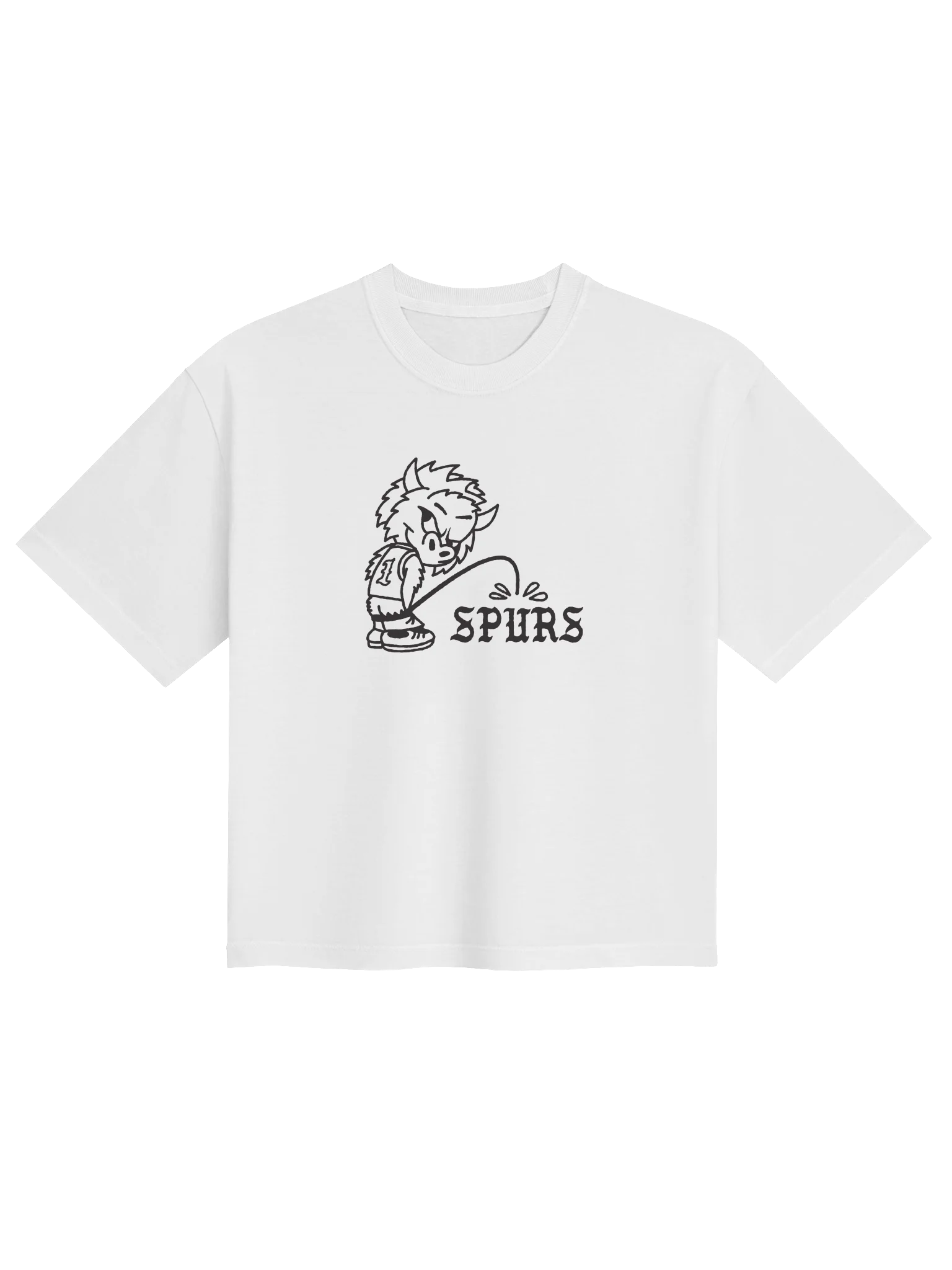 OKC vs. Spurs One Color Boxy Women's Tee product image (2)