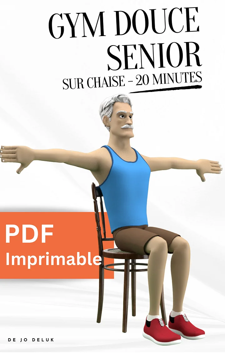 PDF - Gym DOUCE sur chaise seniors - 20 minutes product image (1)
