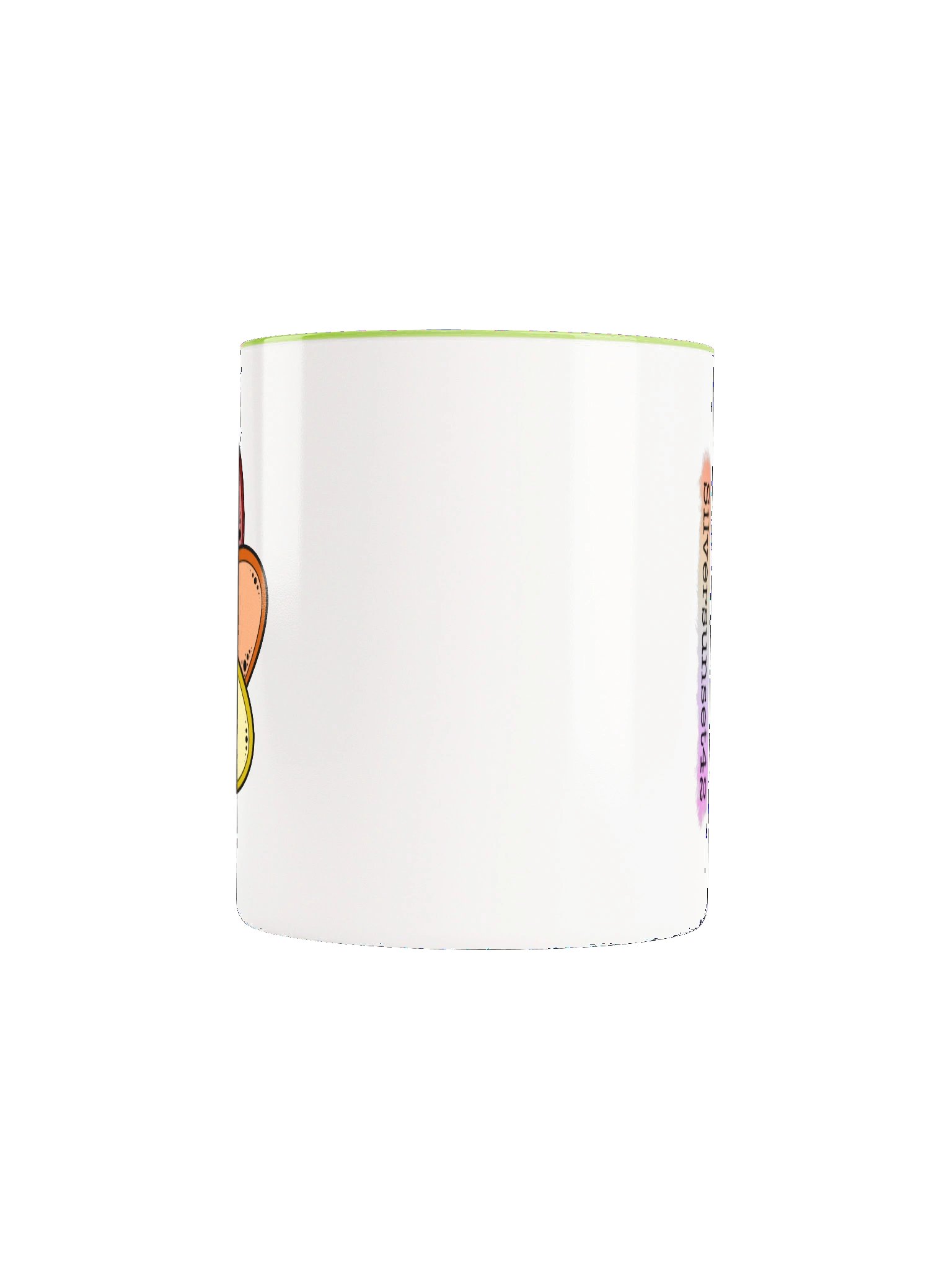 Logo mug with green inner product image (40)