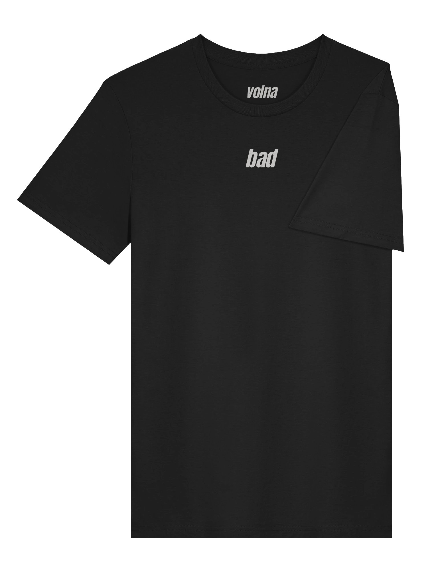 "Bad" Minimalist Black Tee product image (4)