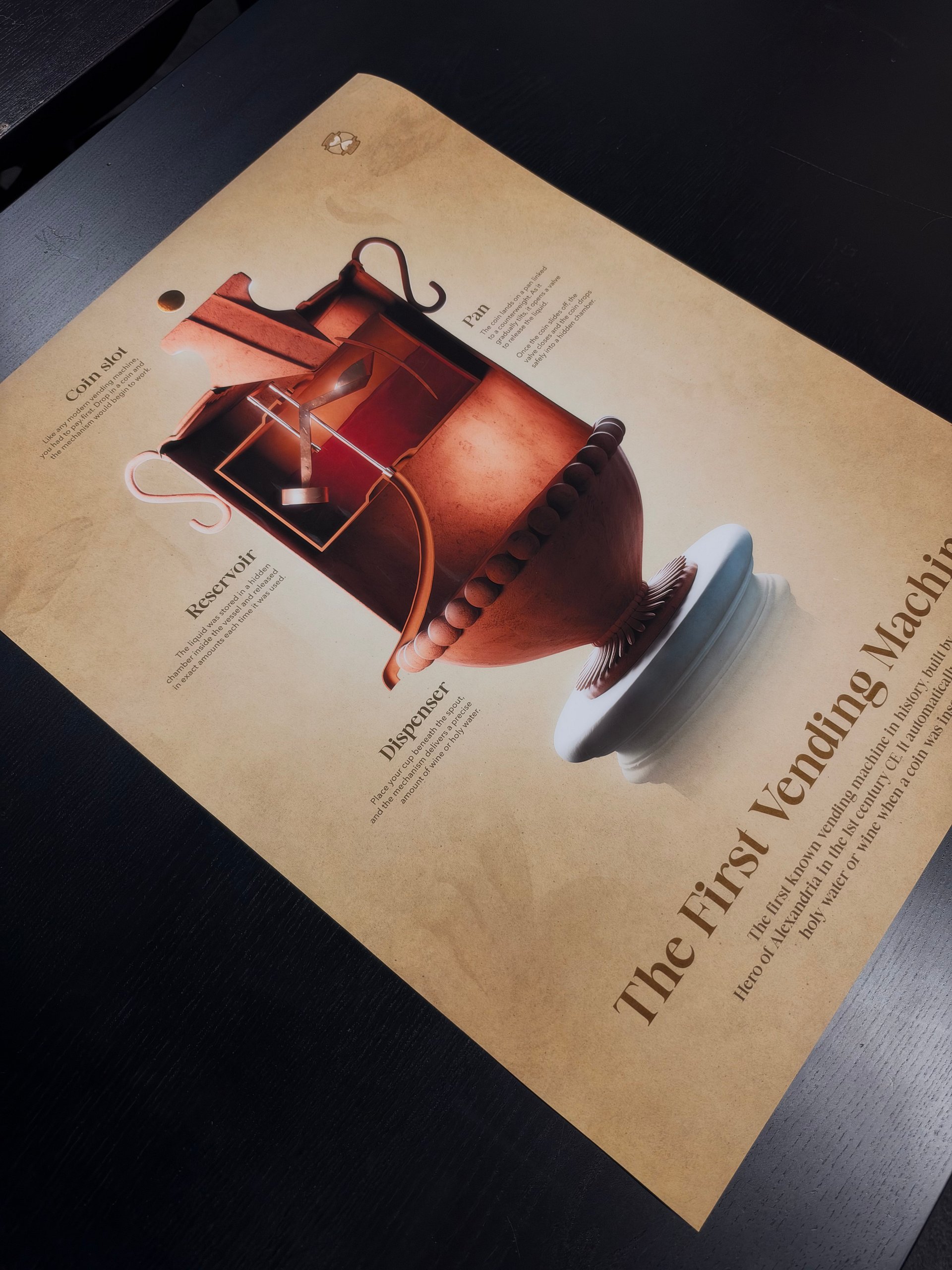 The First Vending Machine (Unframed Poster) product image (6)