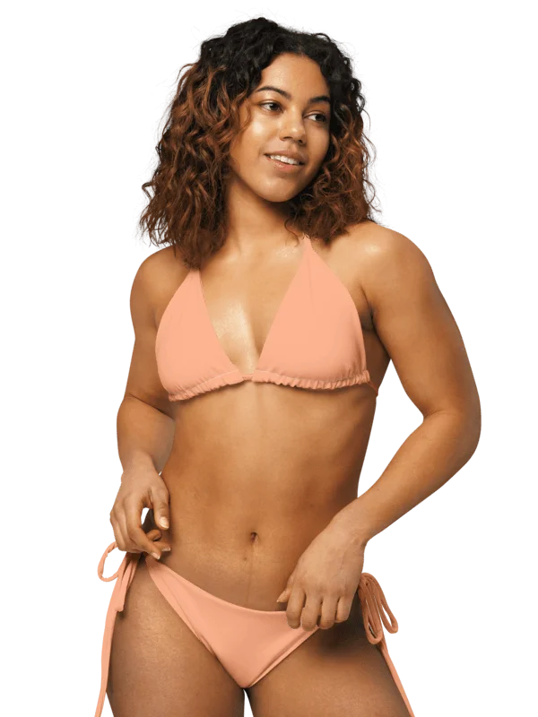 His House String Bikini Set - Coral product image (1)