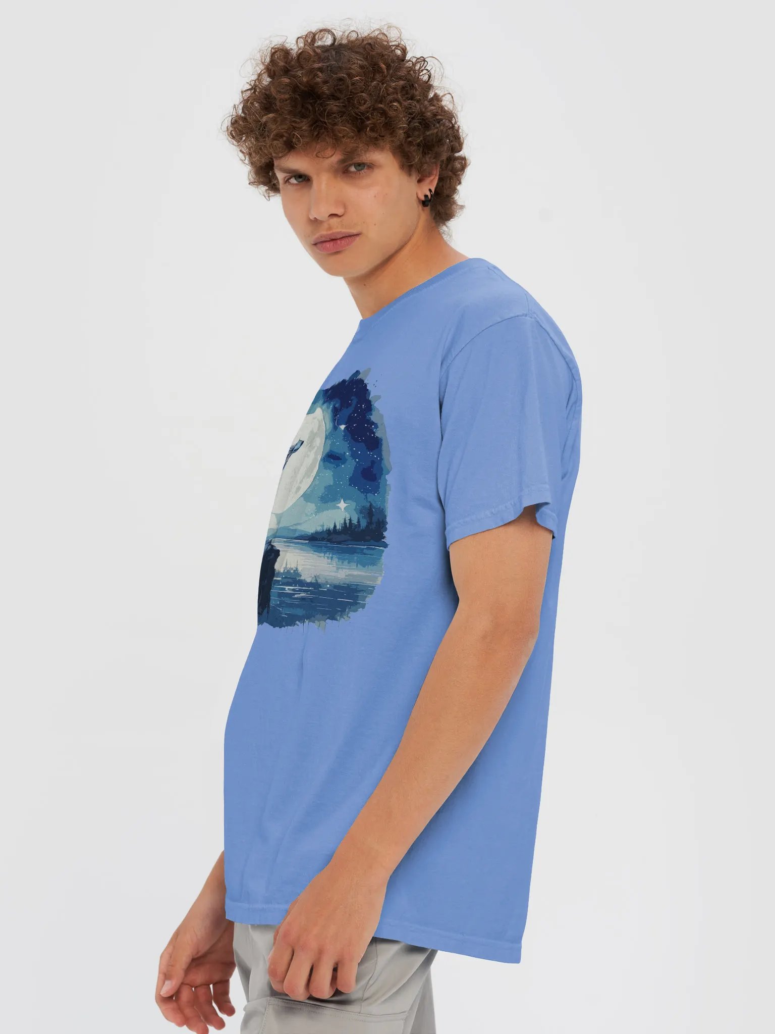 Moonlit Solitude | Comfort Colors Heavyweight T-Shirt product image (4)