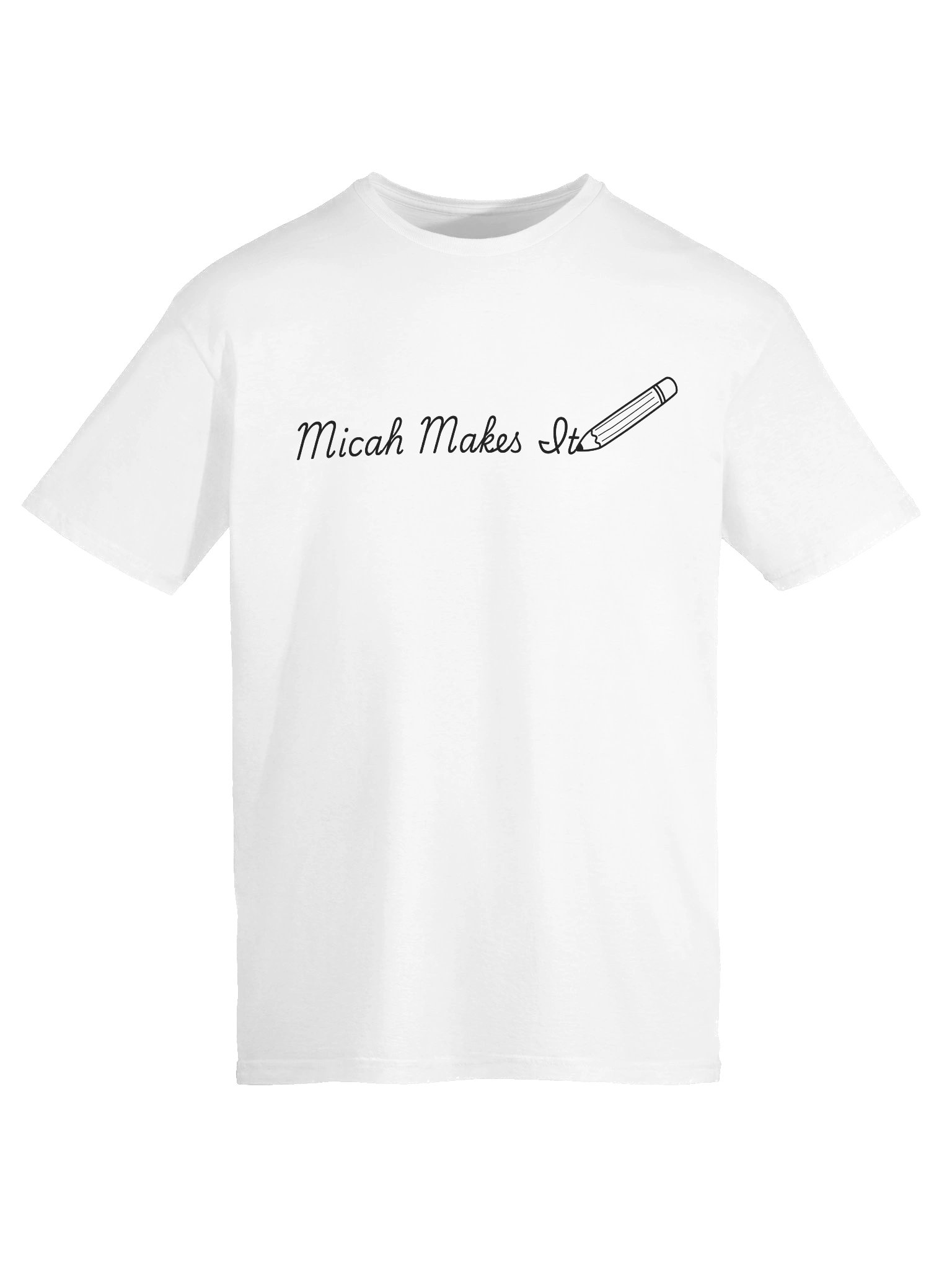 Micah Makes It Pencil Logo Unisex T-Shirt product image (205)