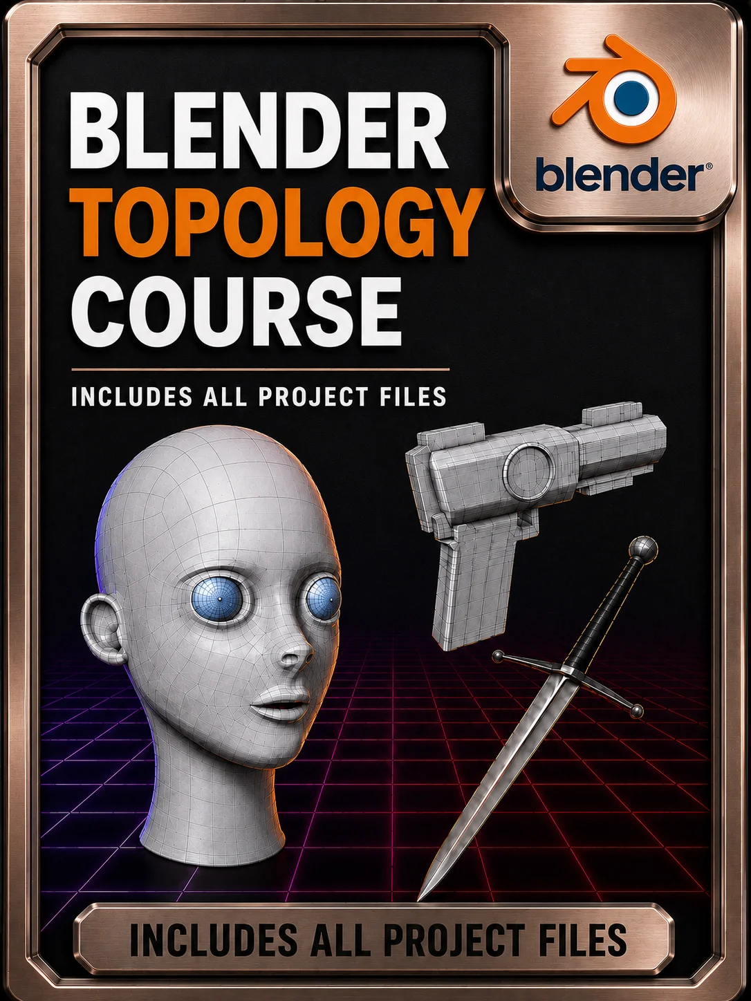 Blender Topology Course: All Project Files product image (1)