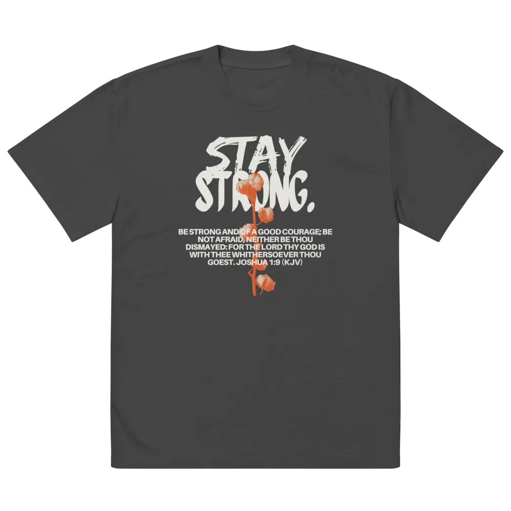 Stay Strong Premium Faded Tee product image (2)