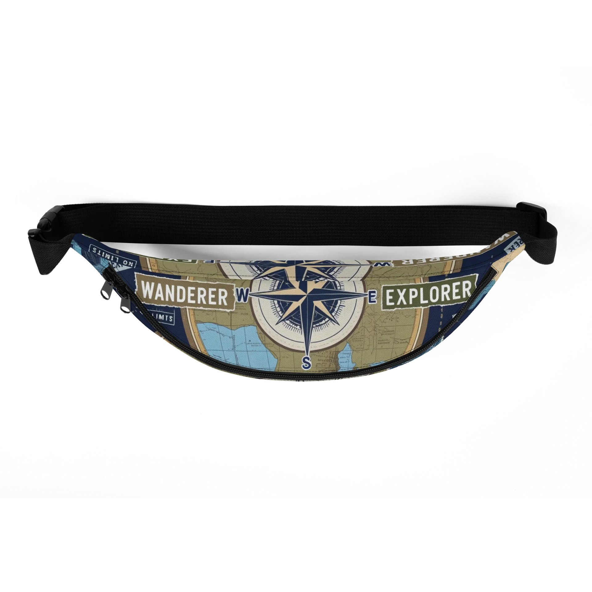 Wanderlust Explorer All-Over Fanny Pack product image (5)