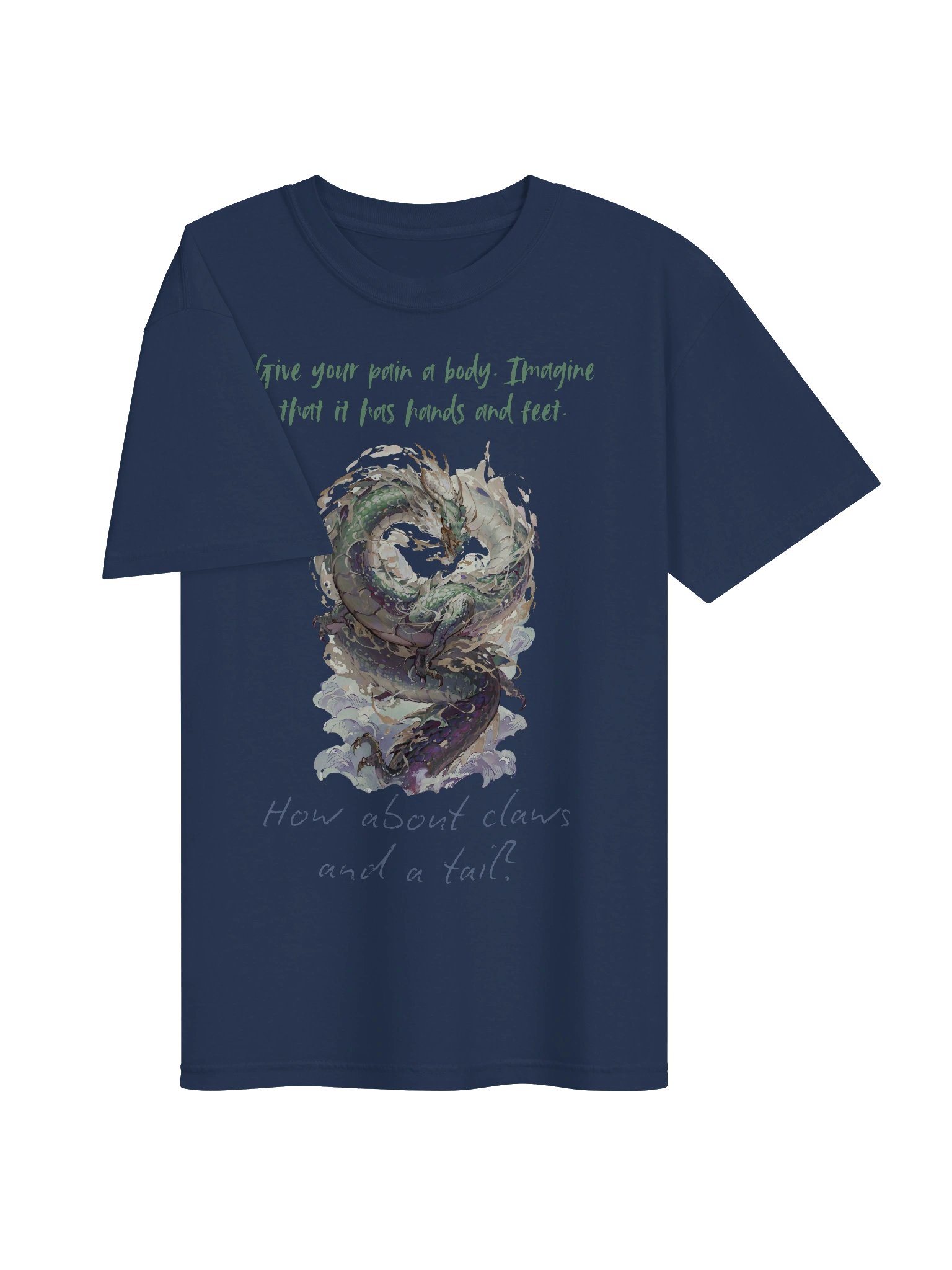Give Your Pain a Dragon Heavyweight Tee product image (3)
