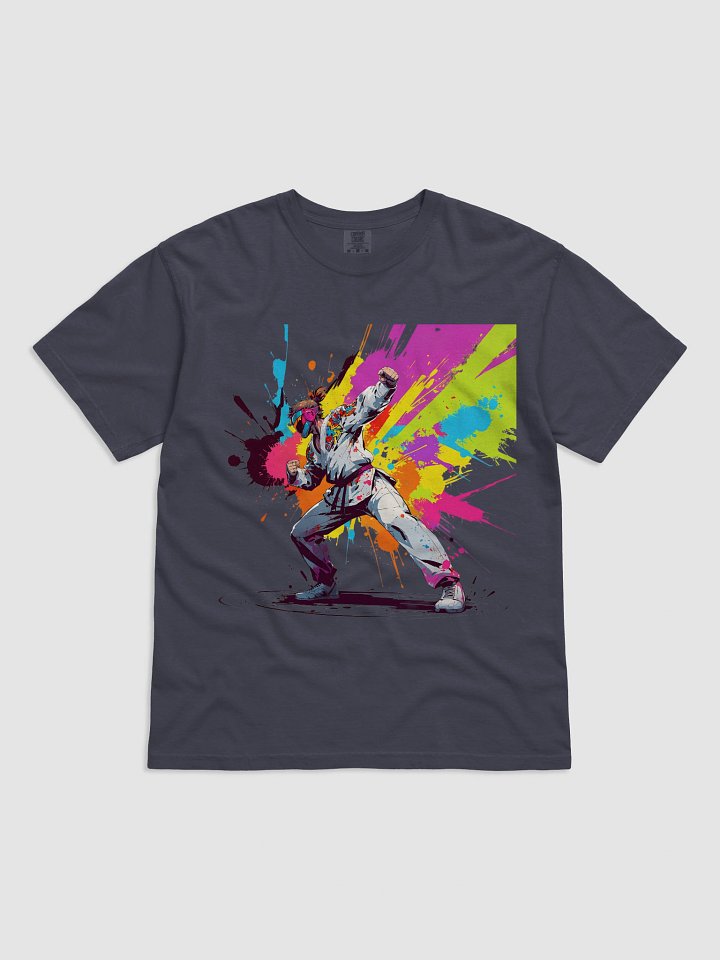 Comfort Colors Garment-Dyed Heavyweight T-Shirt ( D_0144_Color Kick Taekwondo Boy of the Streets ) product image (6)