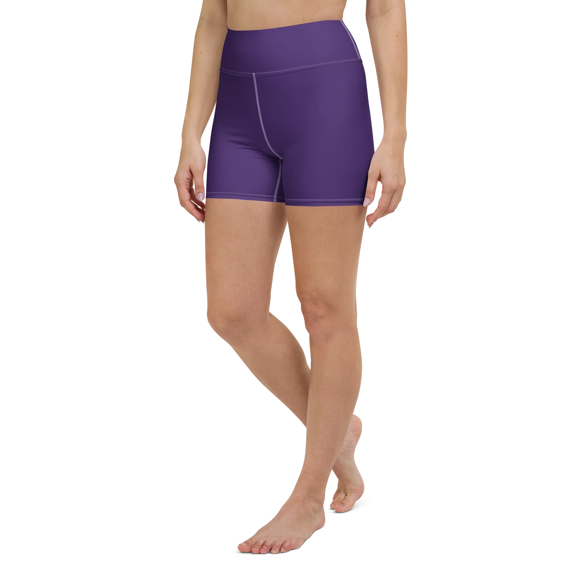 His House Womens Yoga Shorts - Purple product image (5)