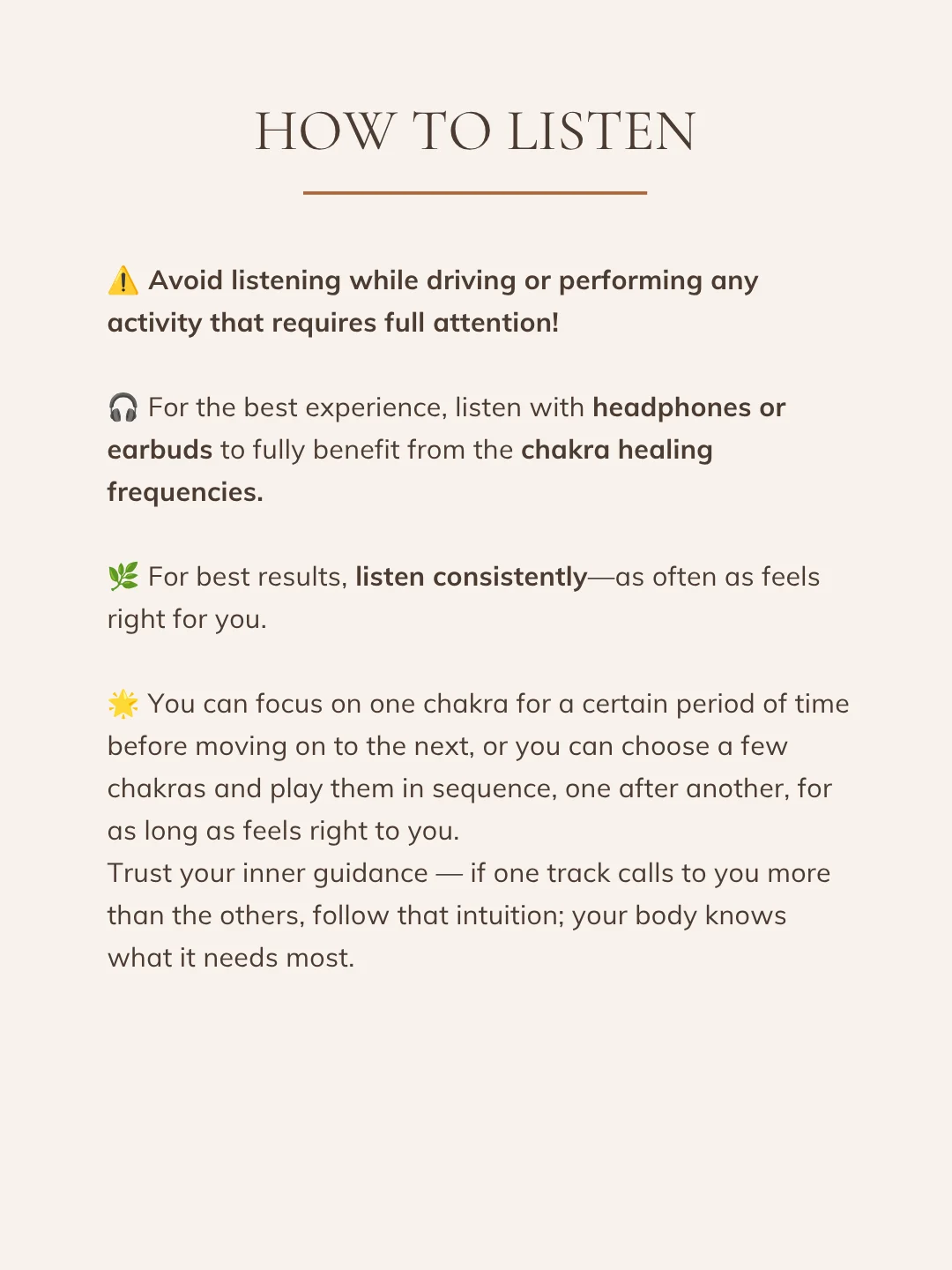 7 Chakra Healing Affirmations Audio Bundle – Balance All Chakras | MP3 Download product image (3)