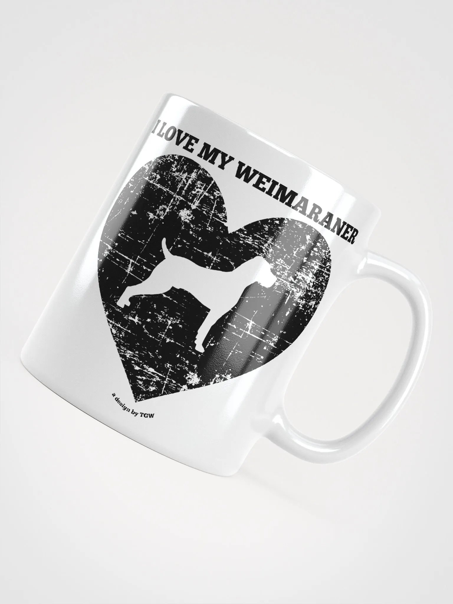 I Love My Weimaraner - White Glossy Mug product image (1)