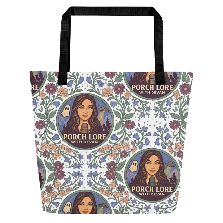 PORCH LORE DEVAN FLORAL LARGE TOTE BAG product image (1)