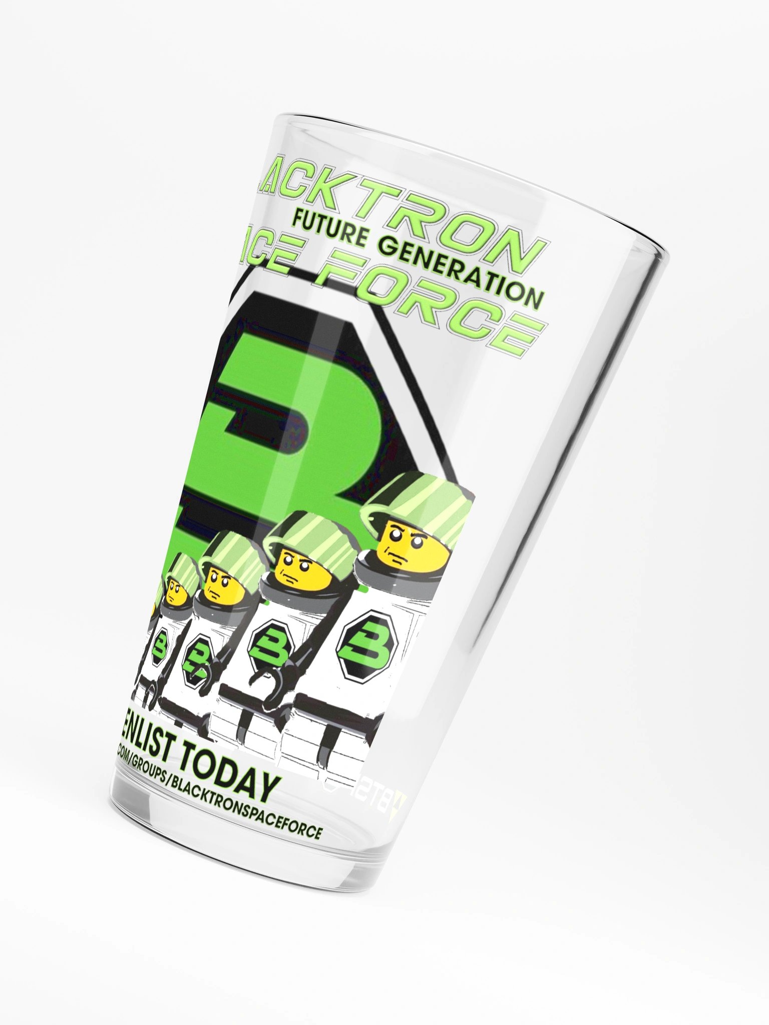 Future Space Force Recruitment Pint Glass product image (6)