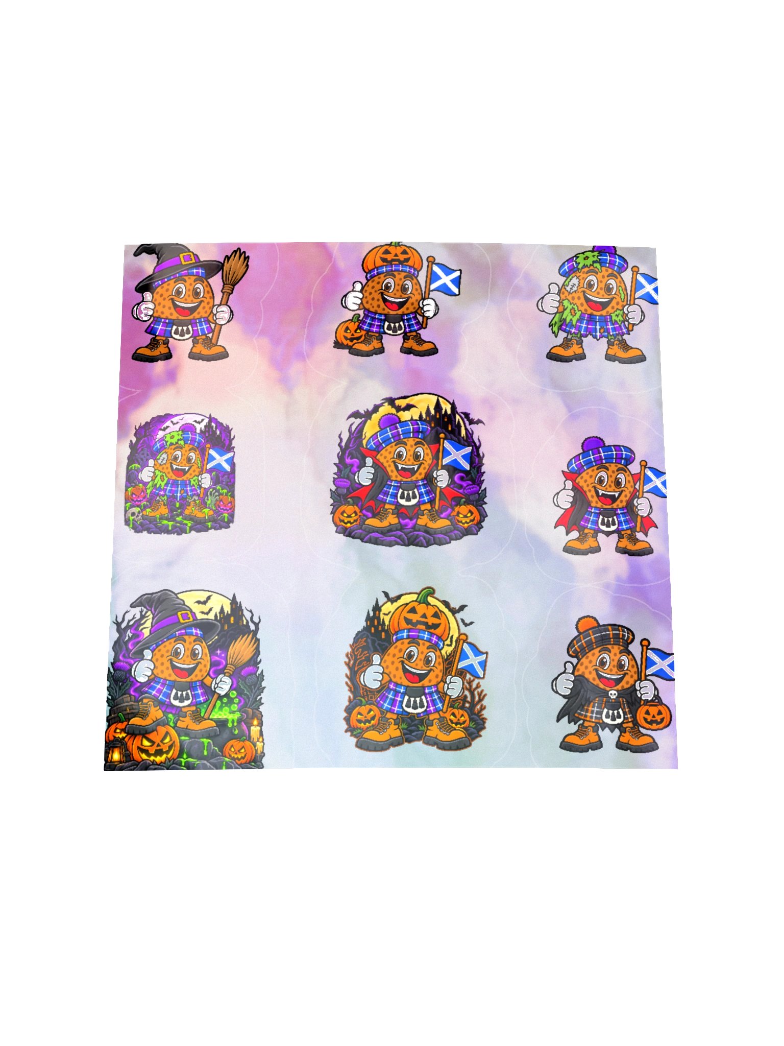 Mr Haggis Halloween Sticker Sheet product image (1)