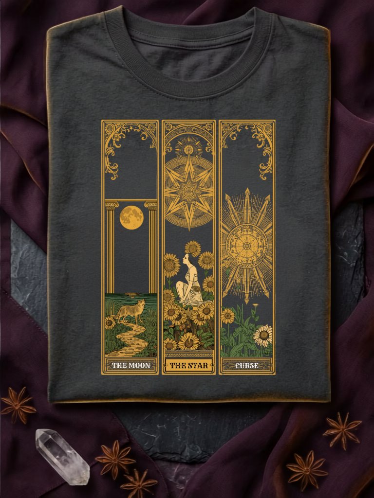 Tarot Trio: Moon, Star & Curse Tee product image (1)