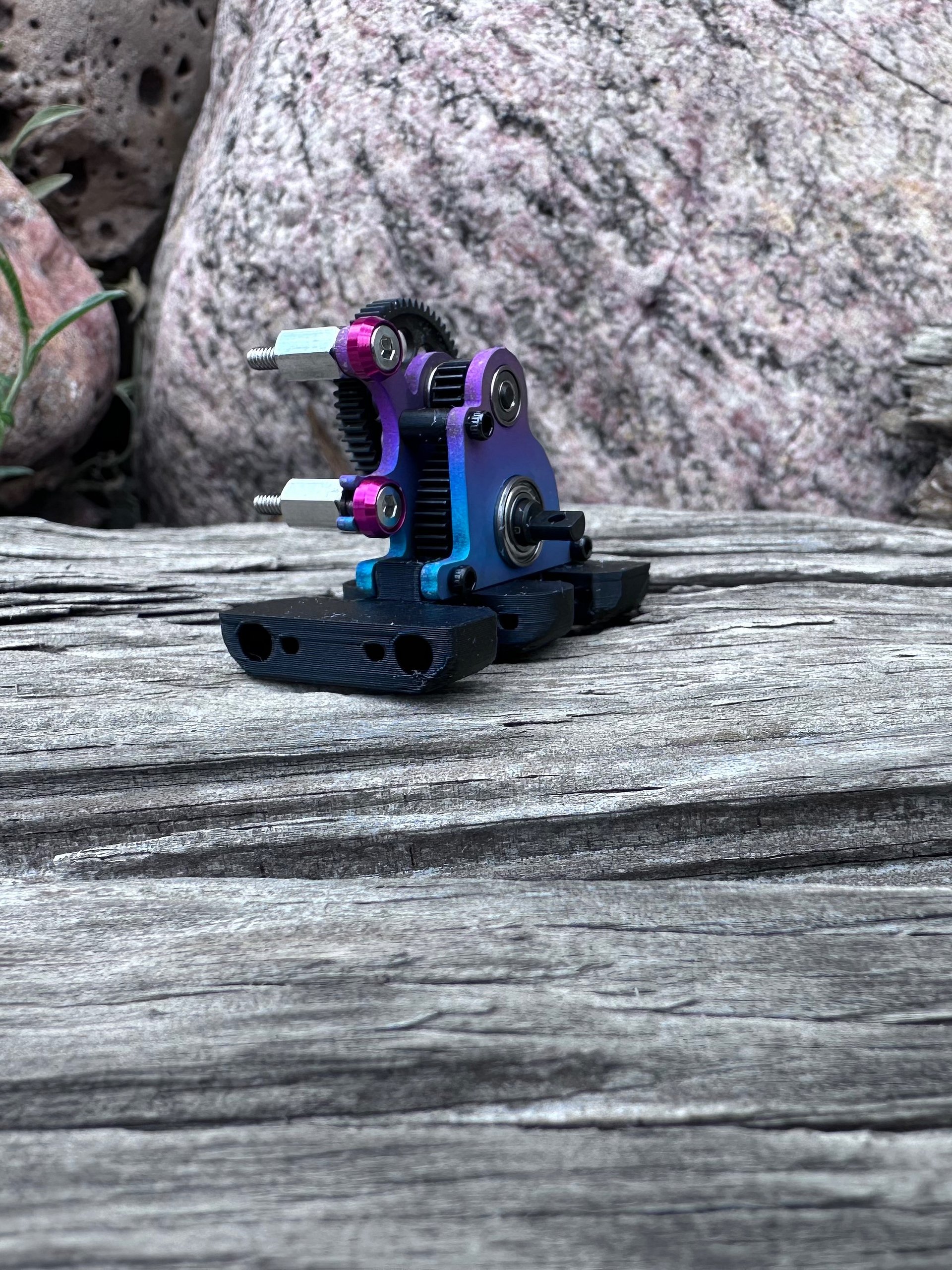 Custom Anodized Ti Transmissions, links, plates, etc product image (2)