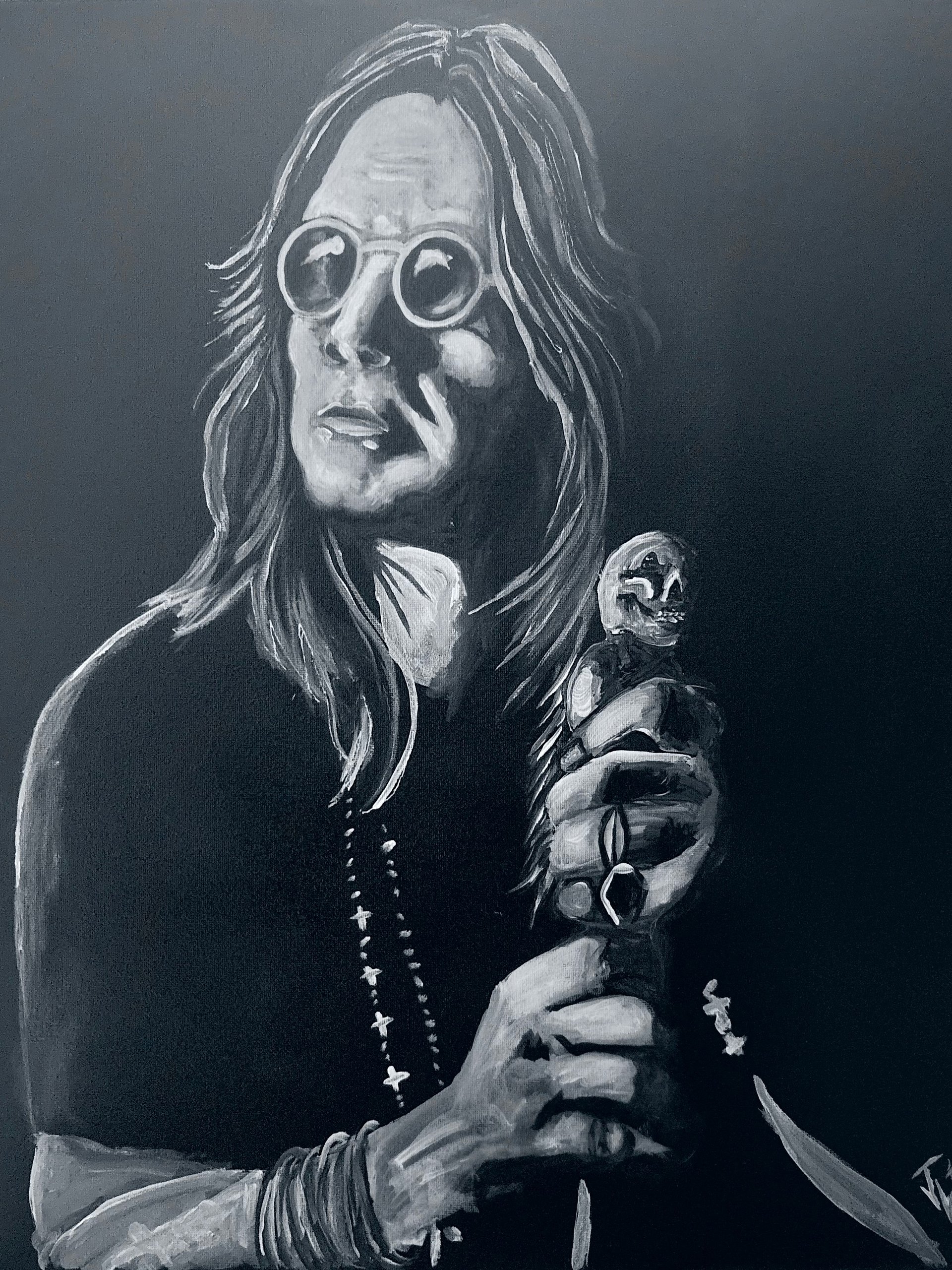 Ozzy Osbourne Tribute Painting Canvas Prints product image (4)