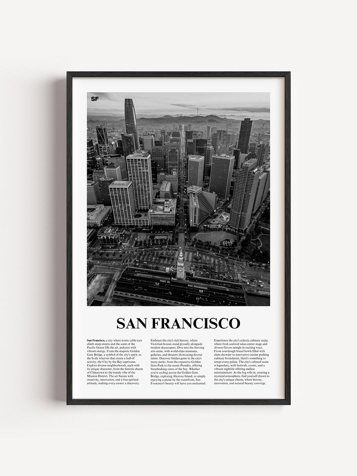 San Francisco 03 Newspaper Poster product image (1)