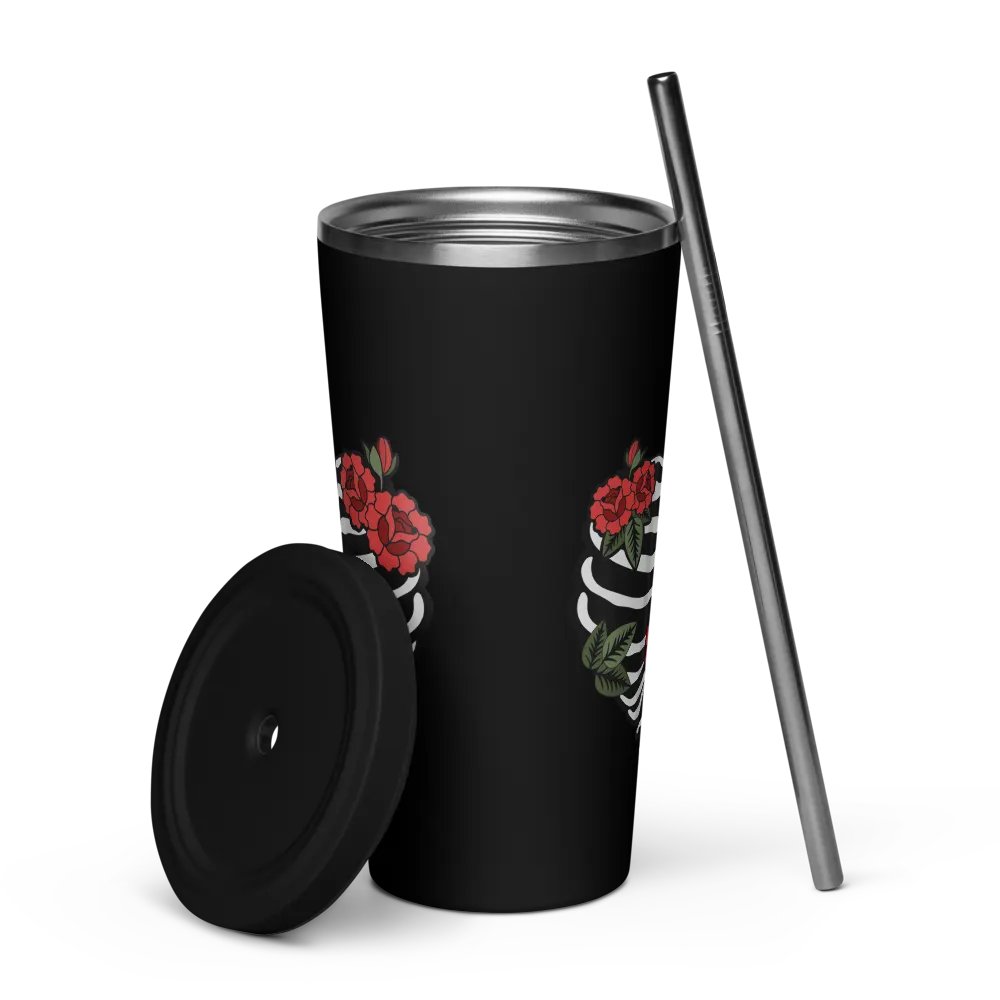 ONE WITH THE EARTH Insulated Tumbler with a Straw product image (5)