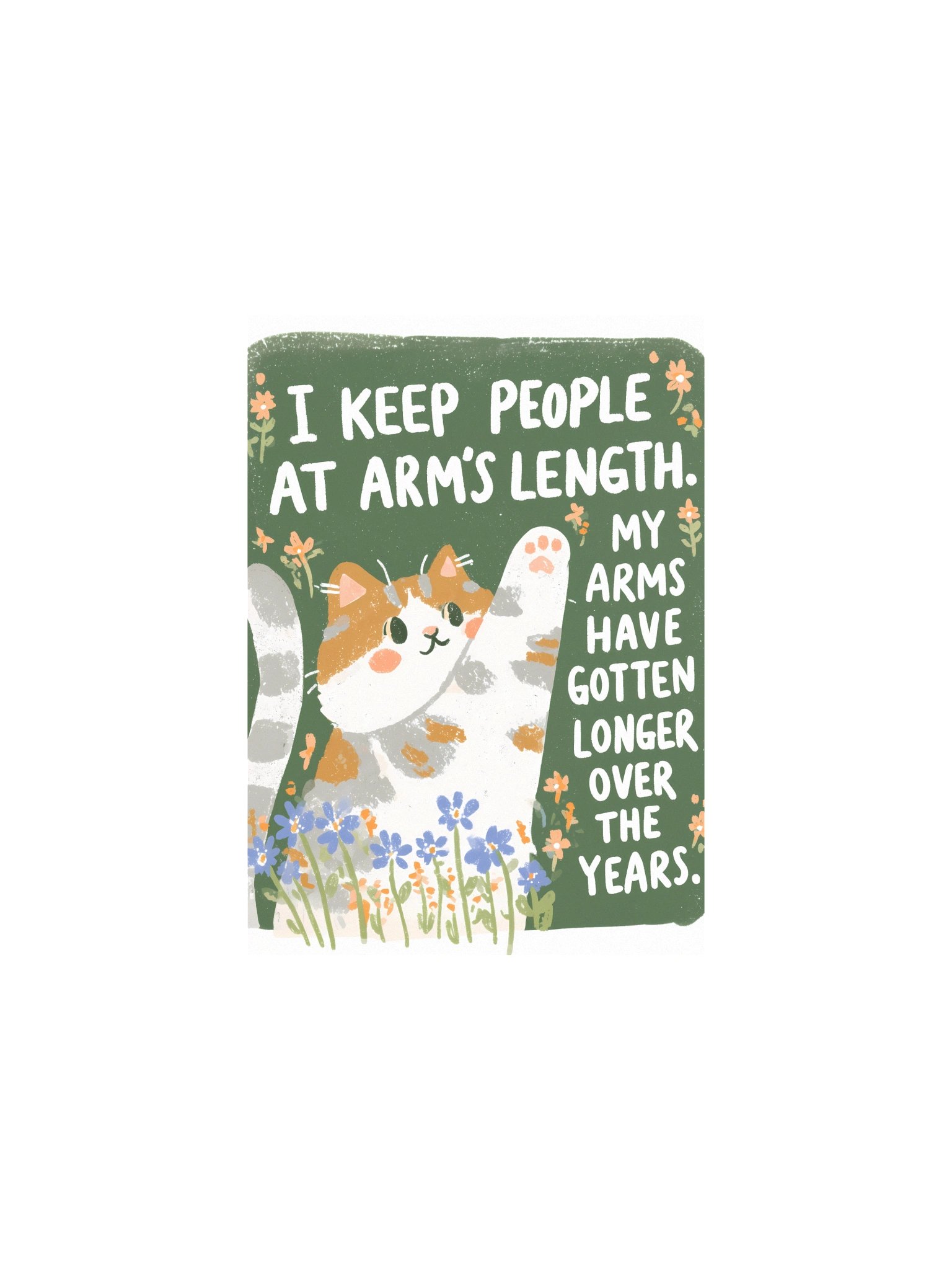 Long-Arm Cat Humor Poster product image (4)
