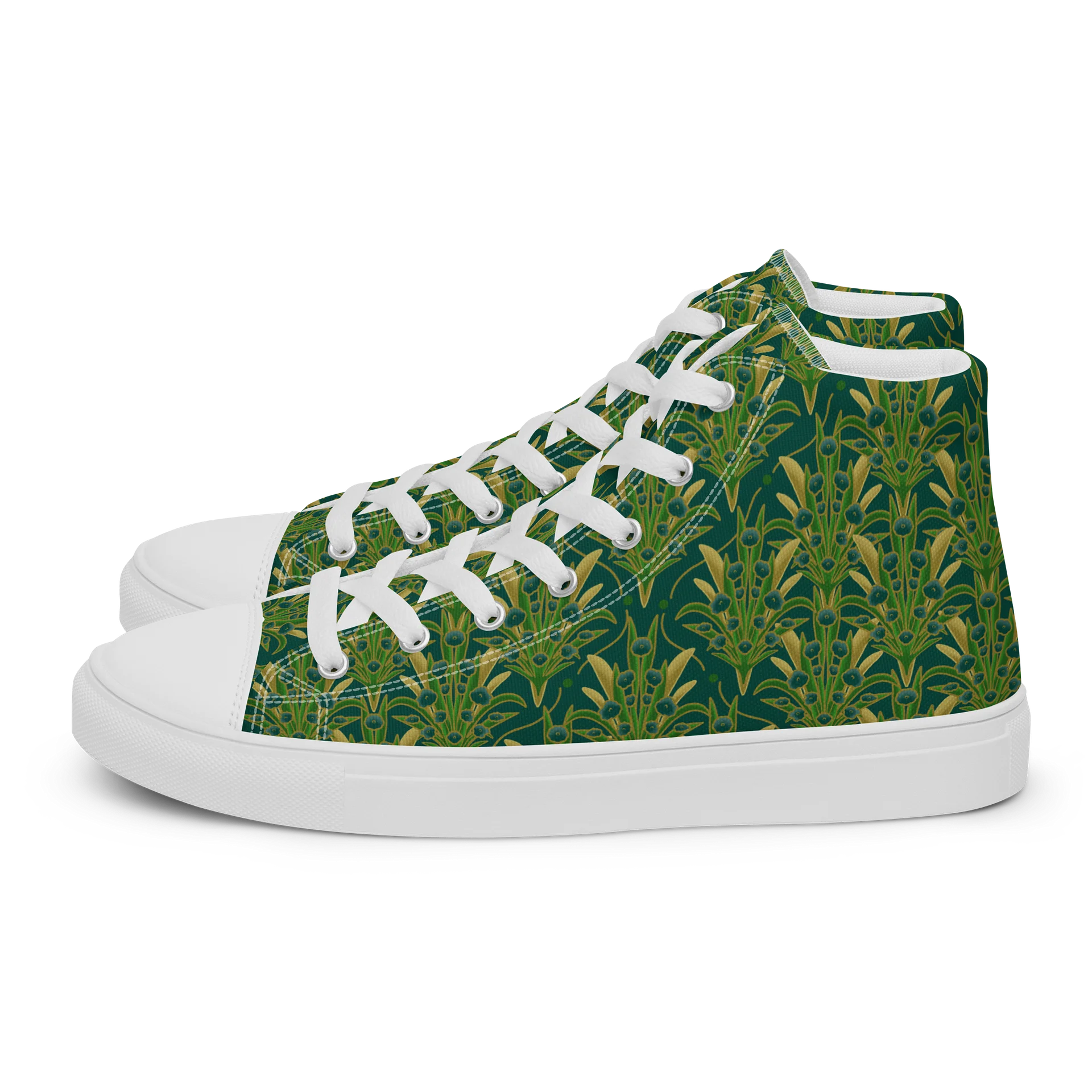 Petals of the Court Women’s High Top Canvas Shoes product image (3)