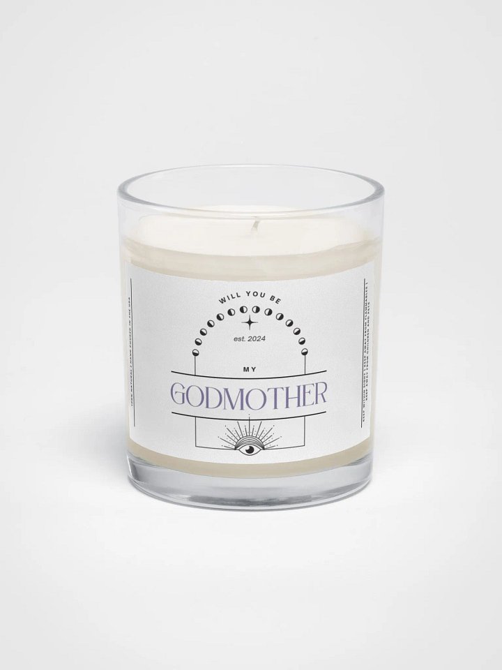 Celestial godmother proposal candle product image (2)
