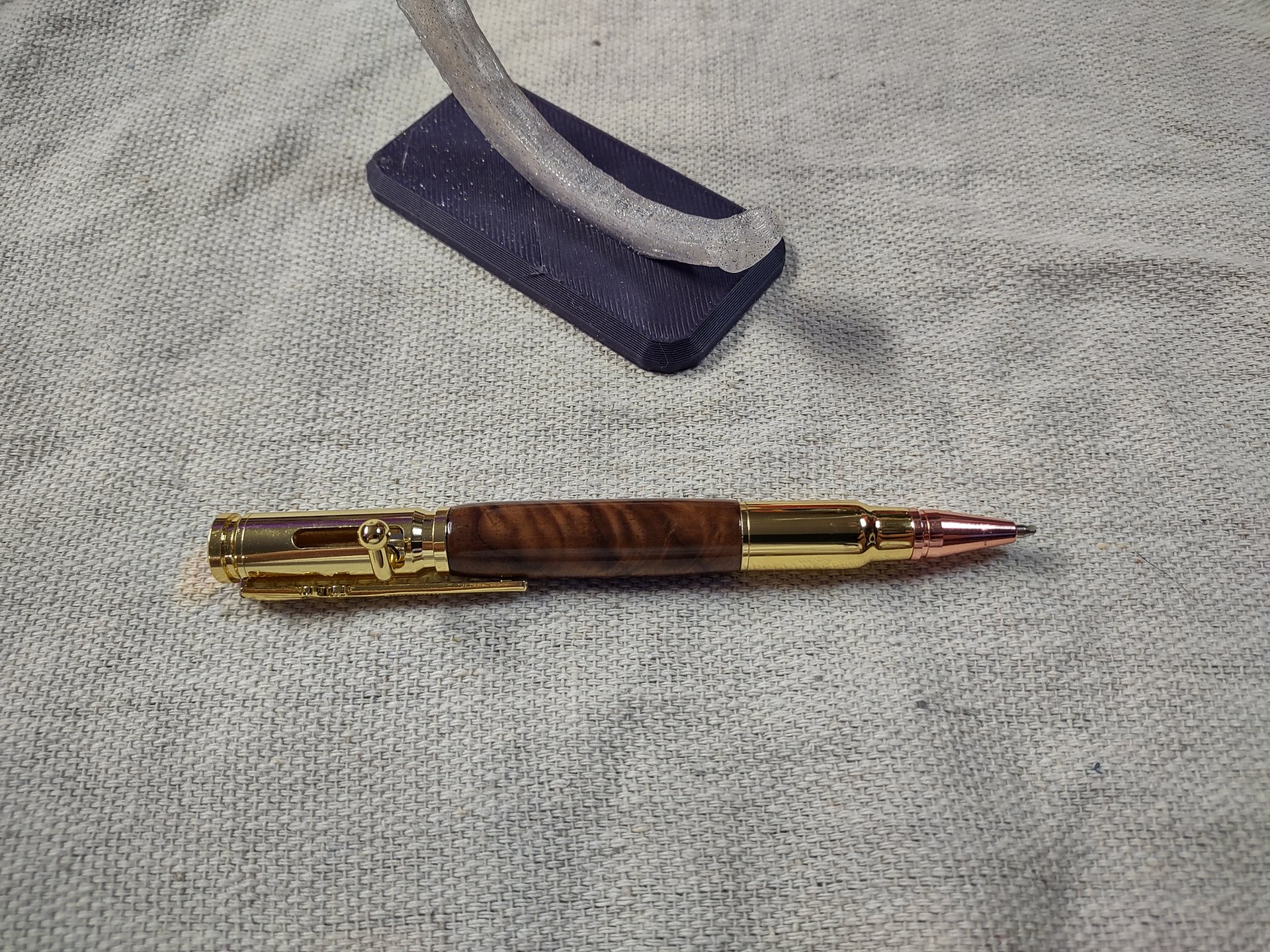 Golden Elegance Bolt Action Pen – Polished Mahogany & Gold Finish- RBBLTCAMO3 product image (5)