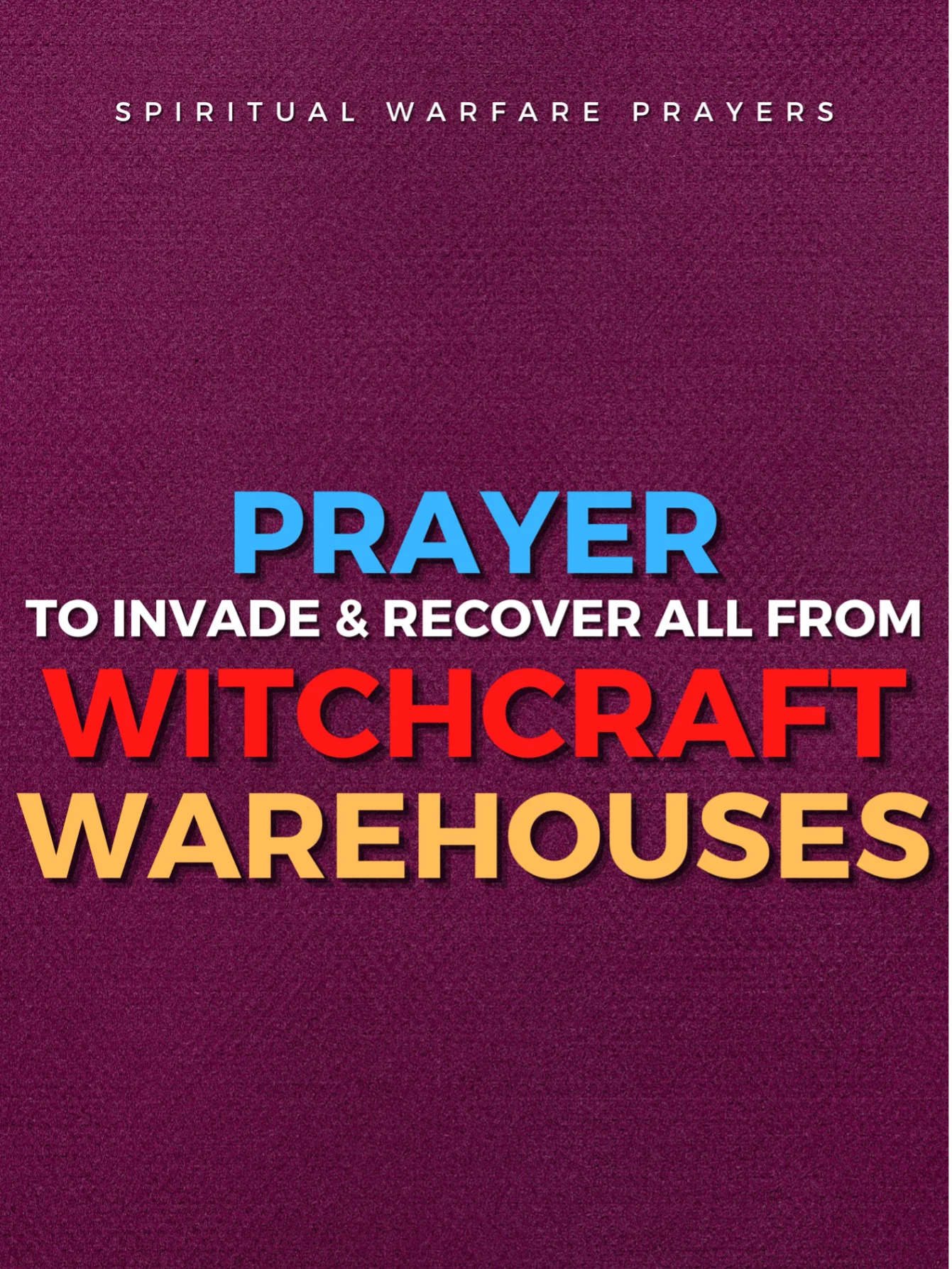 Prayer To Recover All From Witchcraft Warehouses product image (1)