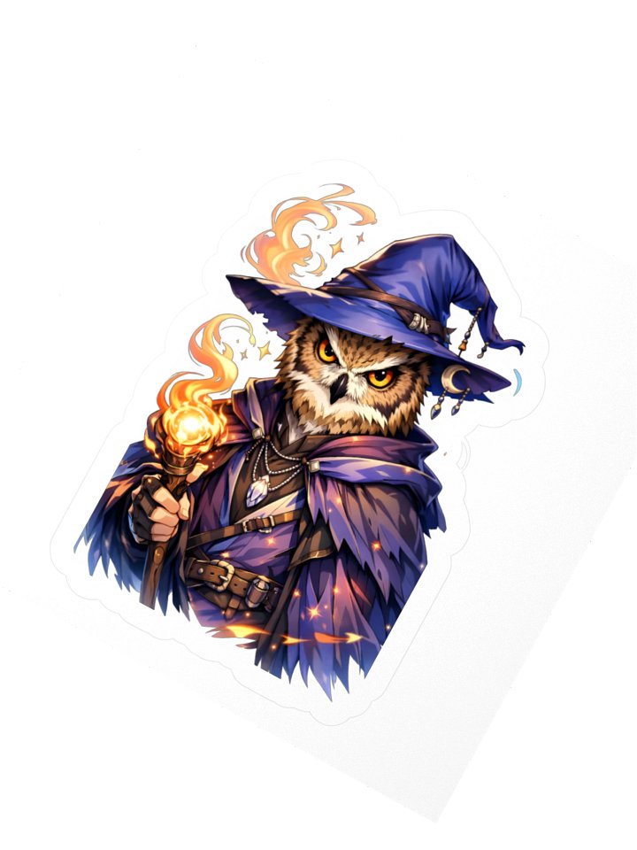 Wise Wizard Owl Sticker Set product image (4)