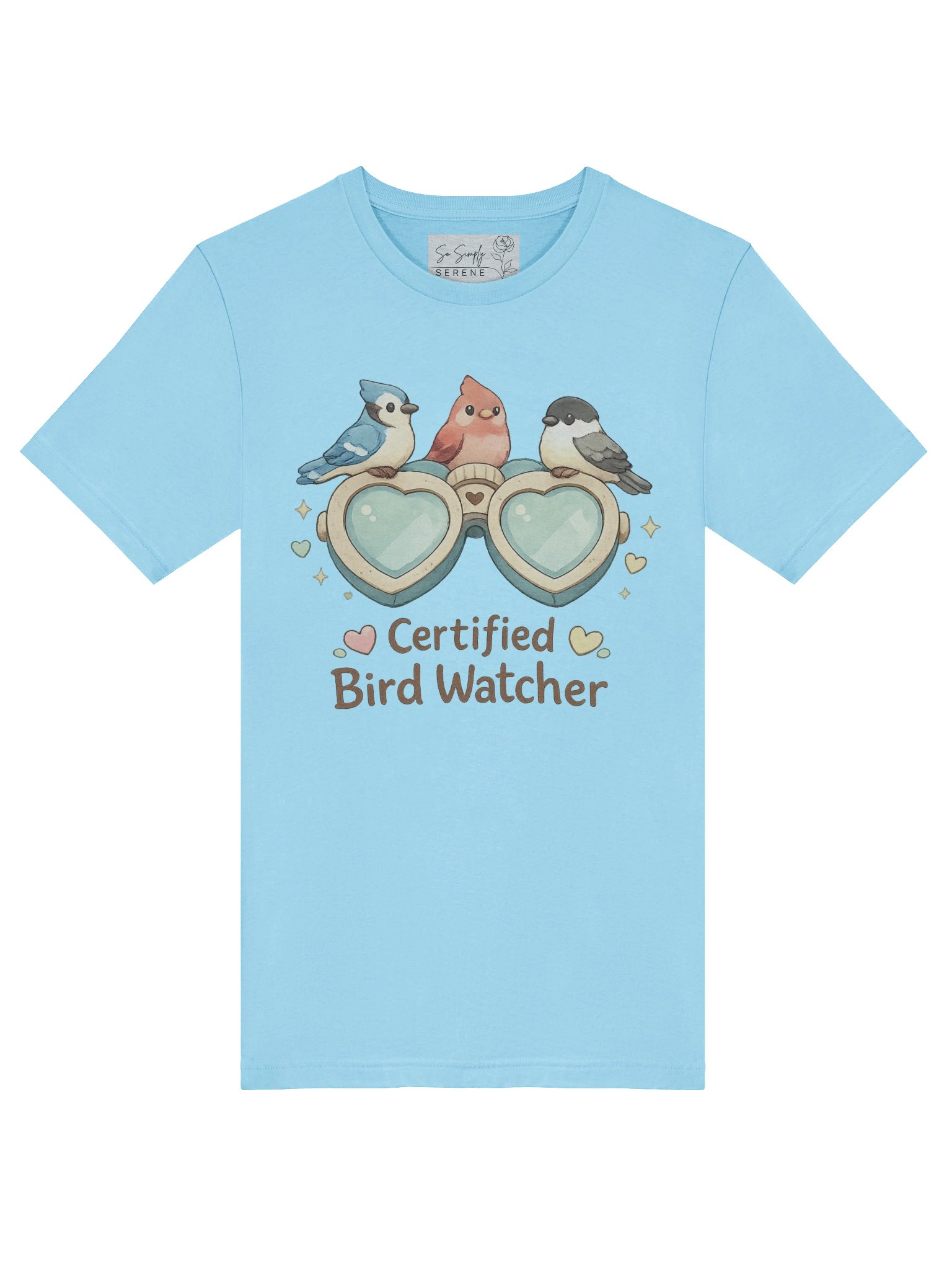Certified Bird Watcher Tee — Forest Friends Collection product image (5)
