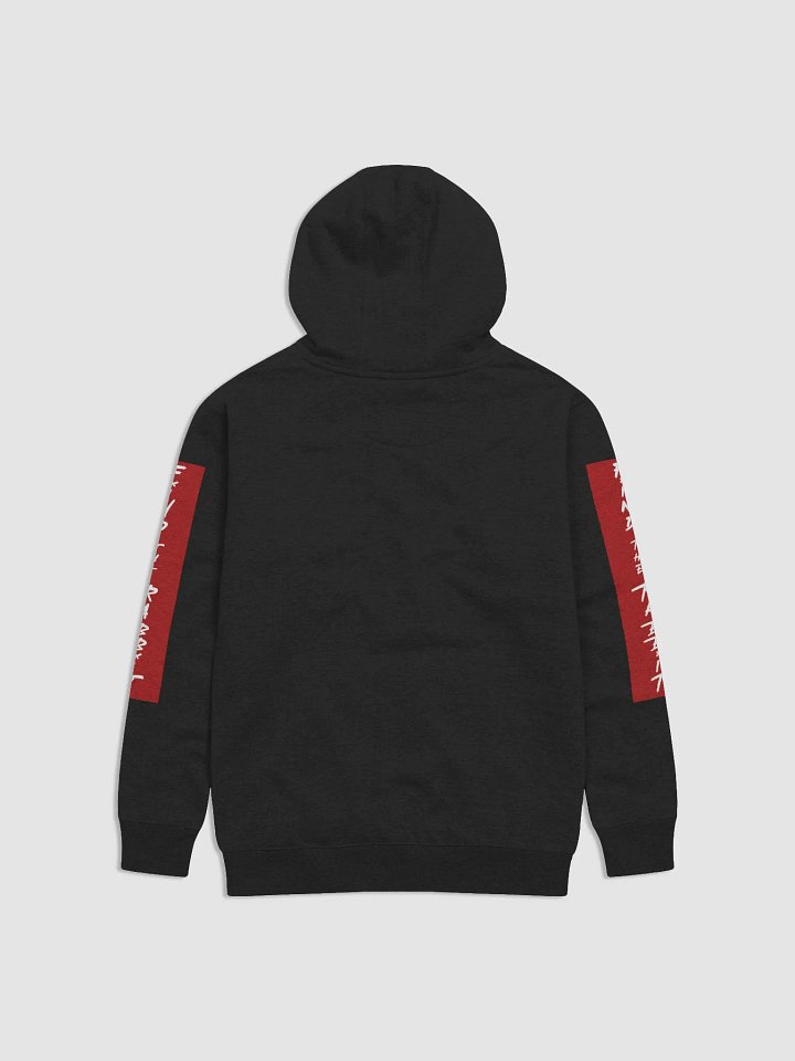 FIND THE RABBIT - CROWNED BUN LOGO + PRINTED SLEEVED PREMIUM HOODIE product image (2)