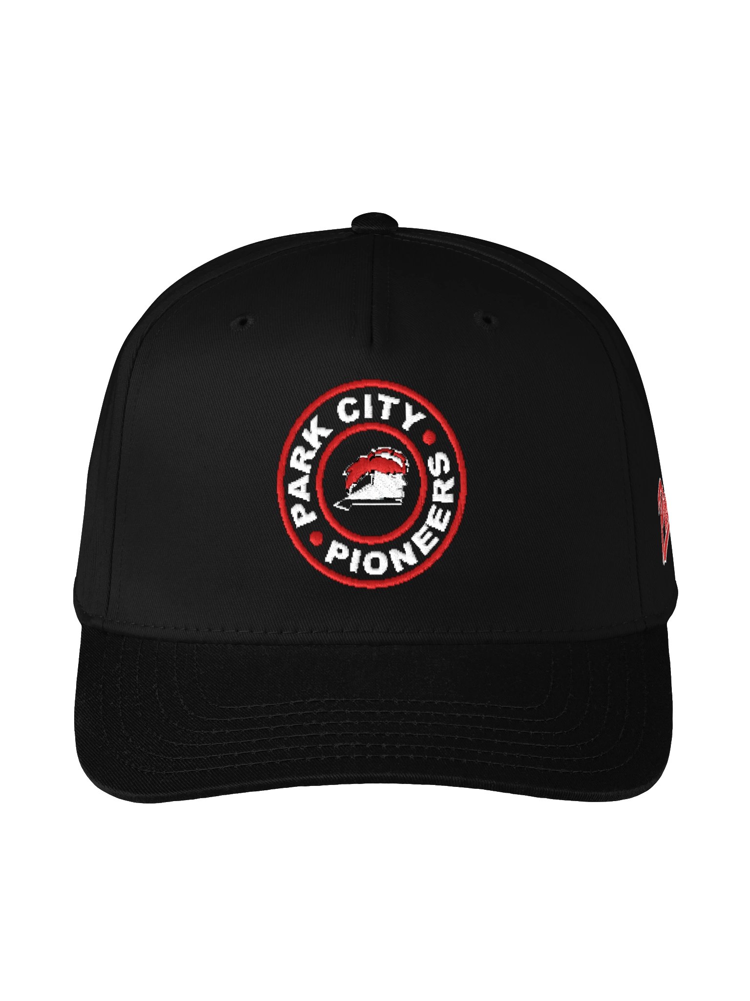 Pioneers Circle Logo Snapback — Black product image (1)