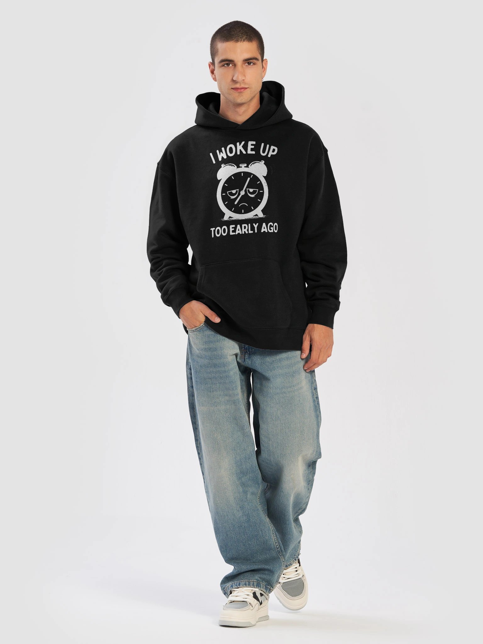 Woke Up Too Early - Dark Colors Hoodie product image (21)