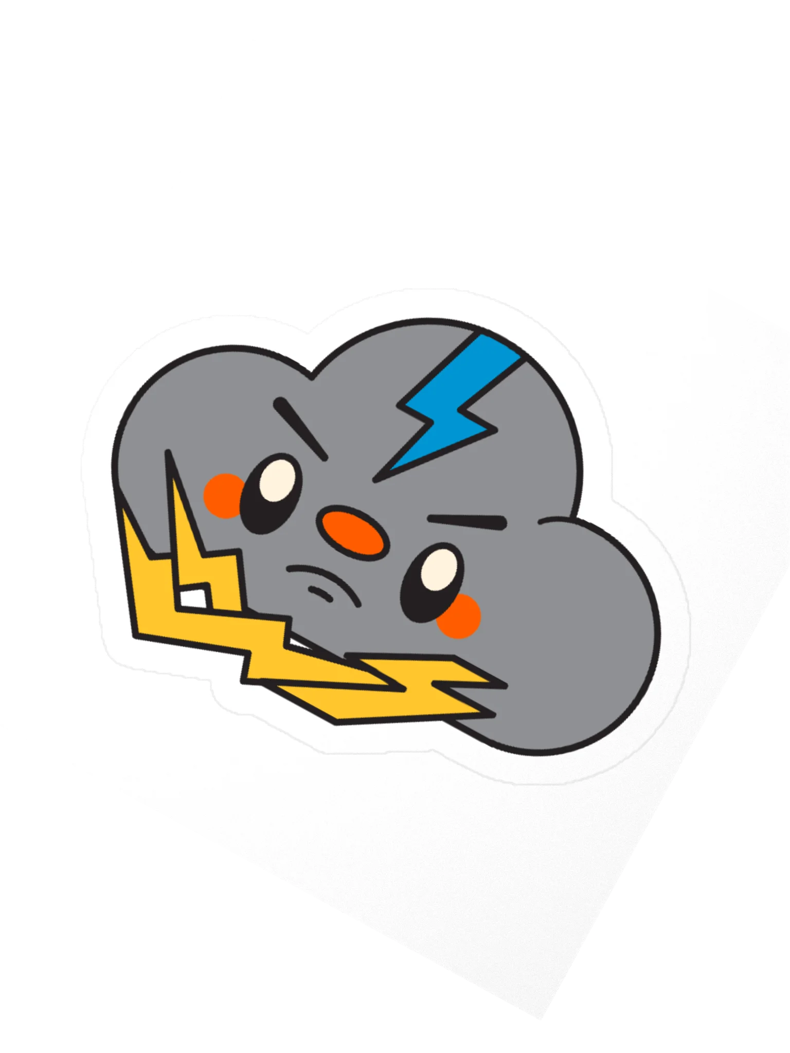 Thundercloud Kawaii Sticker product image (5)
