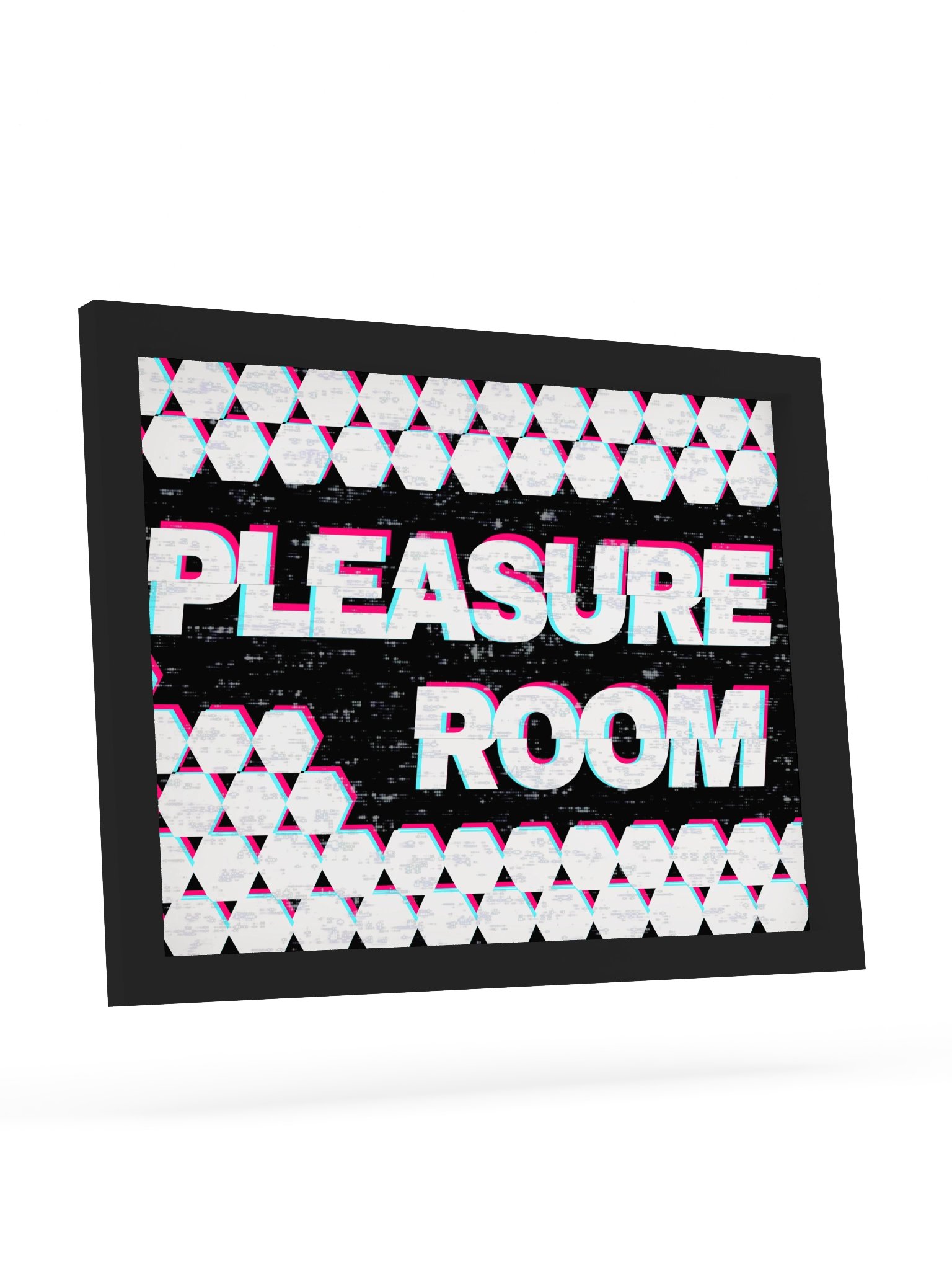 Pleasure Room Glitch Board Game Room Poster - FRAMED product image (4)