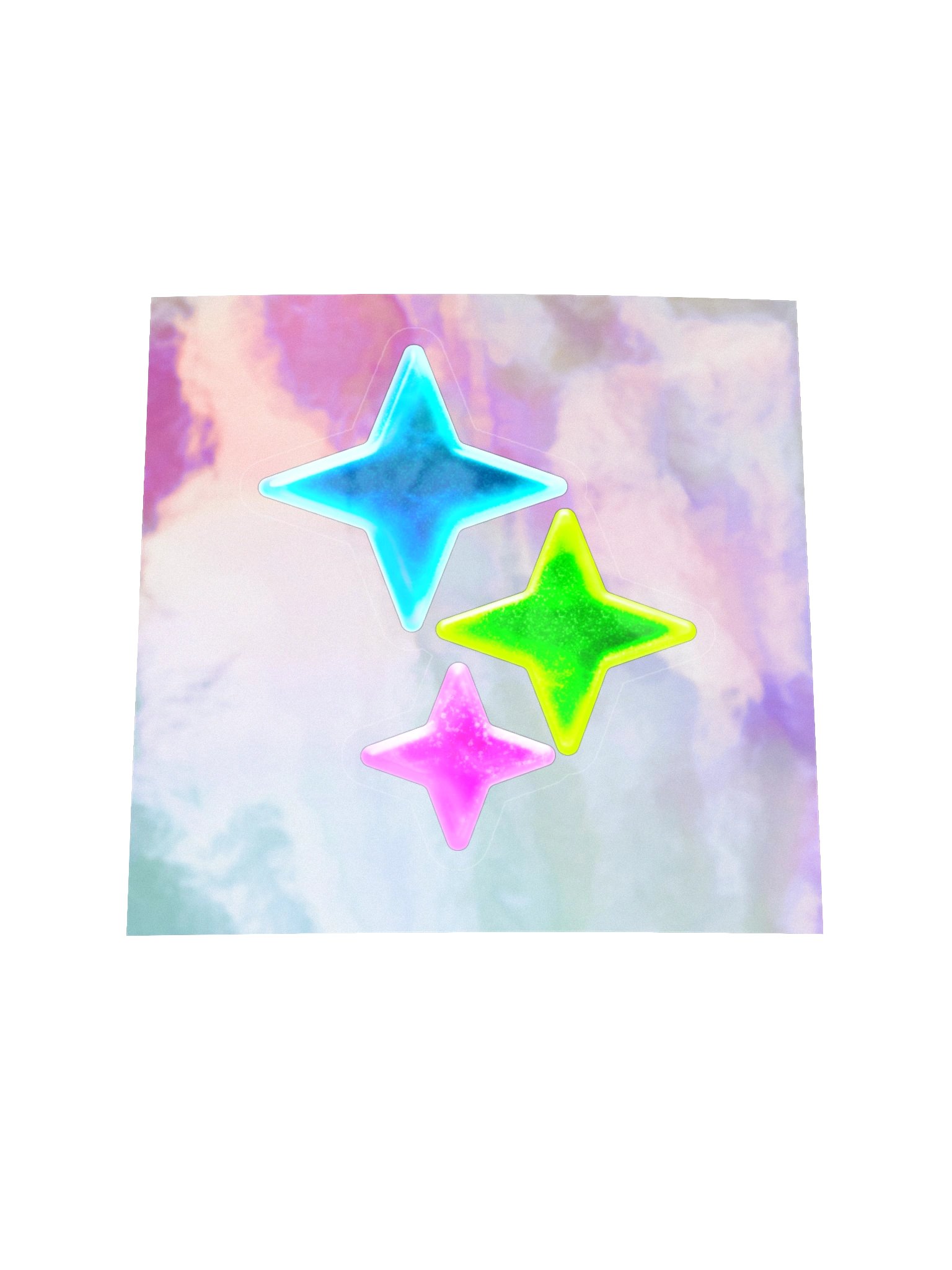 Gummy Frutiger Aero Stars (Sticker) product image (1)