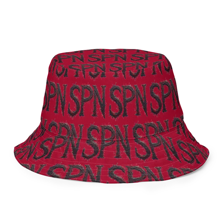 most hated Grid Reversible Bucket Hat — S.P.N product image (1)