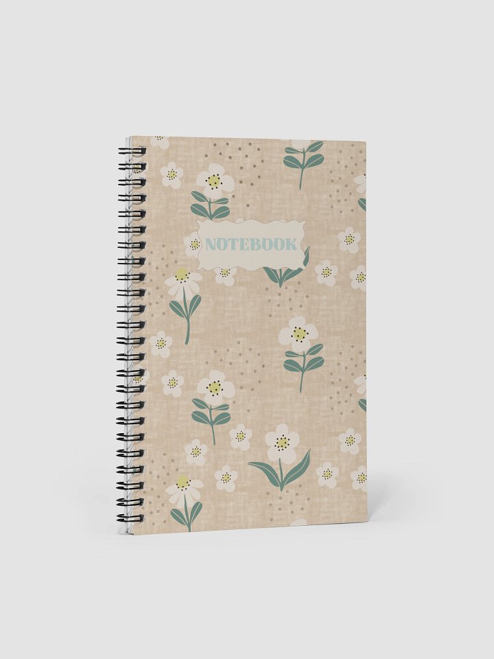 Field Daisies & Dots Spiral Notebook product image (2)