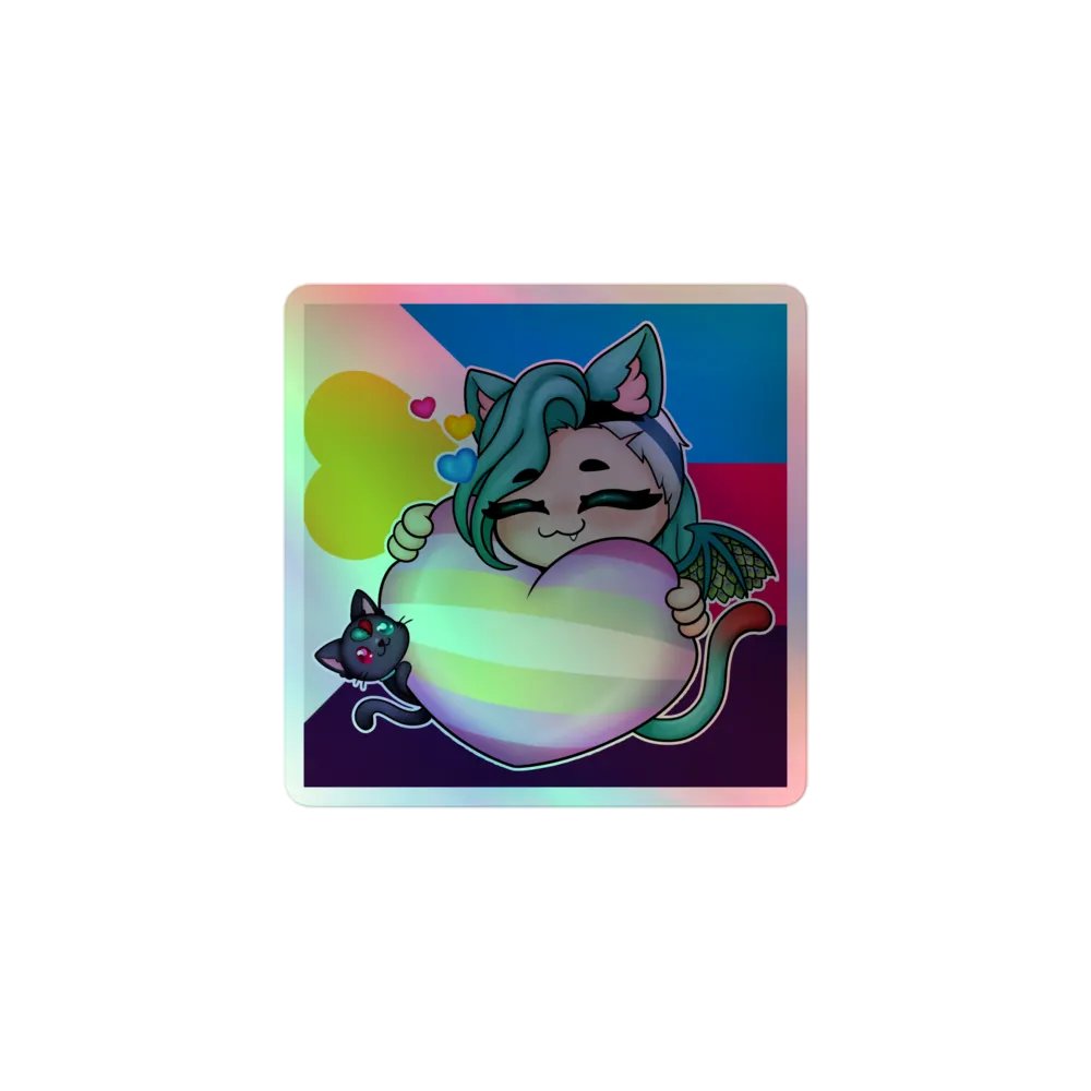 Holo Jemini Pride with Morderin with flag bg product image (1)