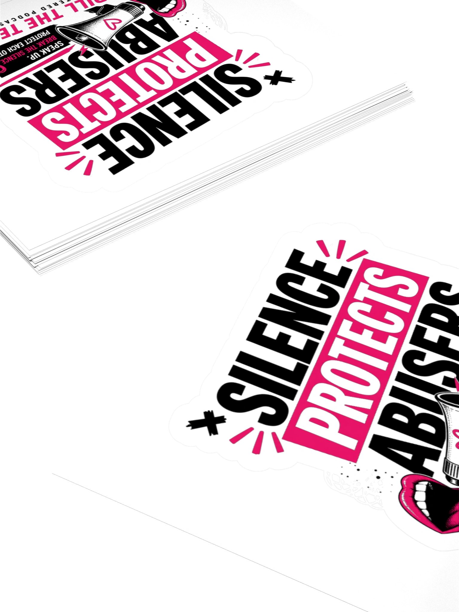 Break the Silence Kiss Cut Sticker product image (4)