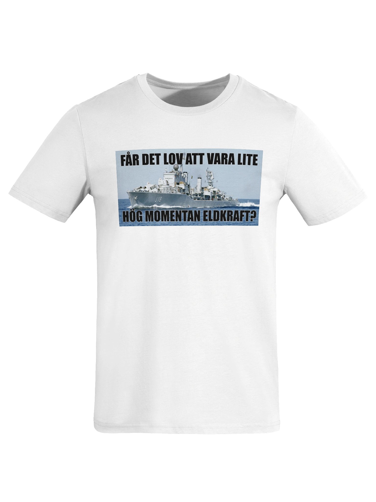 Får det lov att vara lite hög momentan eldkraft? -Halland (Organic unisex T-shirt) product image (1)