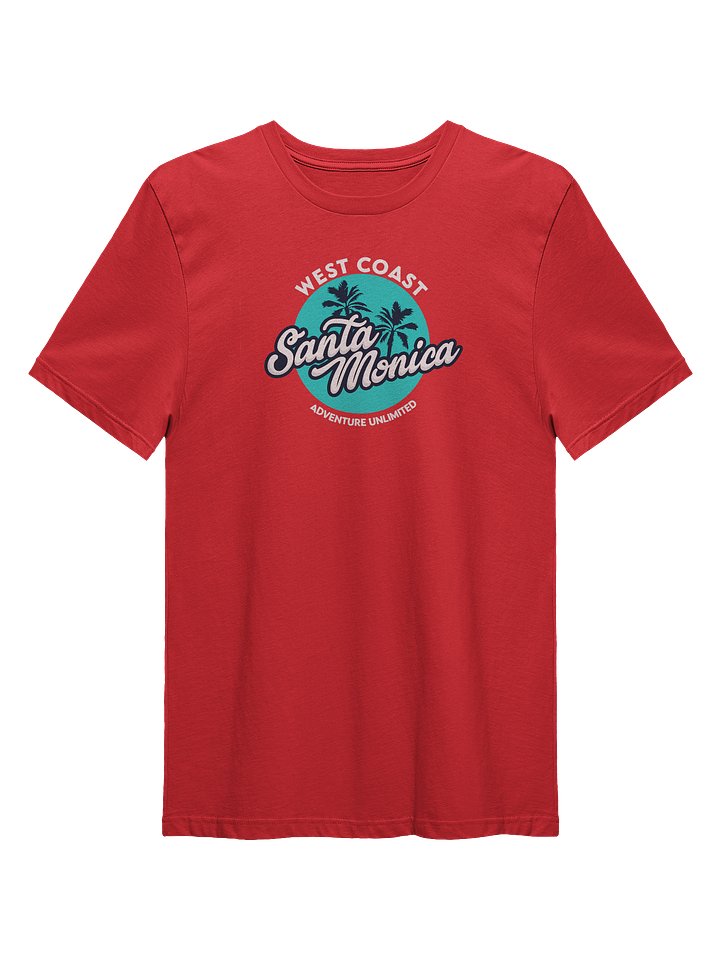 "Santa Monica Adventure Unlimited" West Coast T-Shirt product image (1)