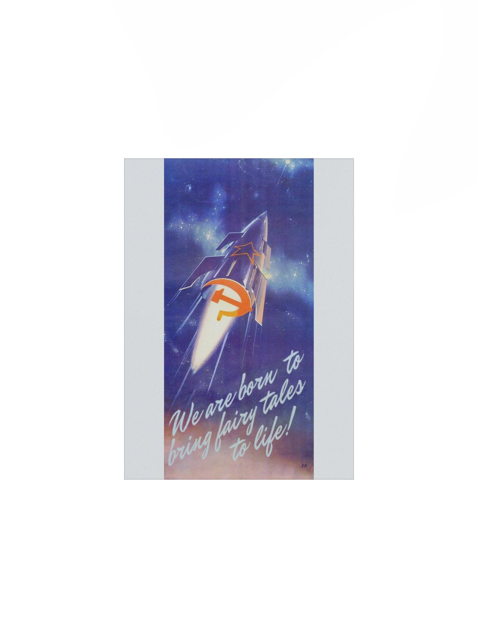 We are born to bring fairy tales to life Poster (white canvas) product image (1)