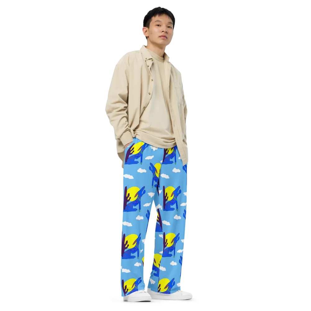 Coyote Pattern Wideleg Pants product image (3)