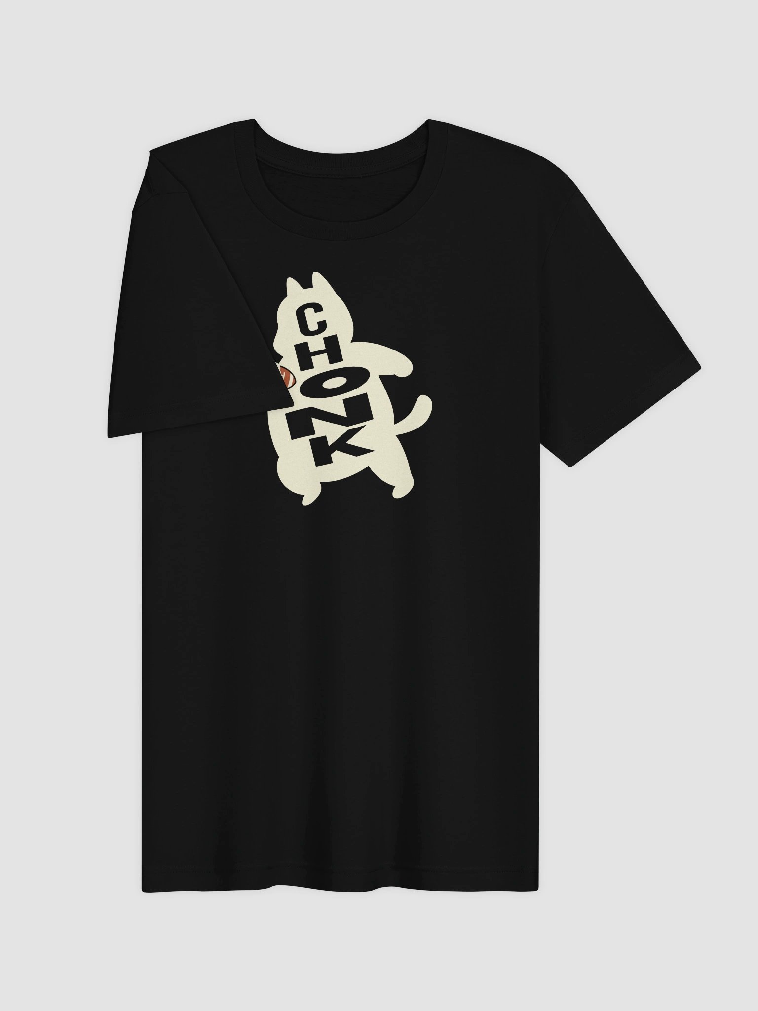 American Football Chonk Cat 1 - Unisex Adult Super Soft Lightweight T-shirt product image (2)